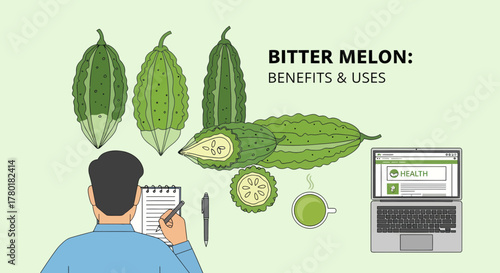 Bitter Melon Benefits Depicted: Exploring Uses, Health, And Nutritional Advantages