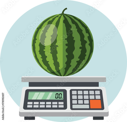 water melon on a white background