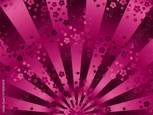 桜、後光、12マゼンタB