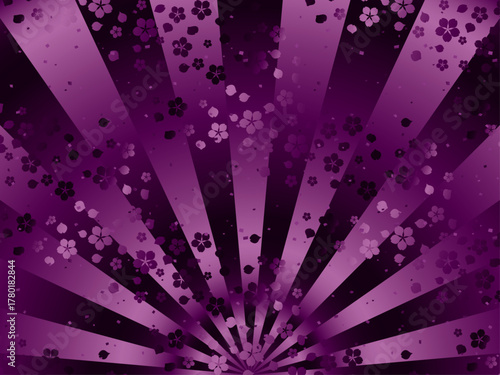 桜、後光、13紫