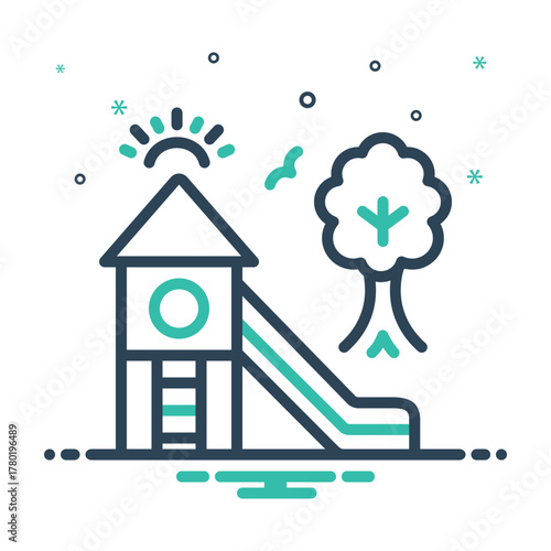 Mix icon for recreational amenities