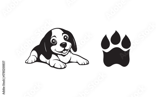 beagle and dog