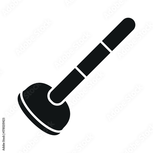toilet plunger icon vector design template