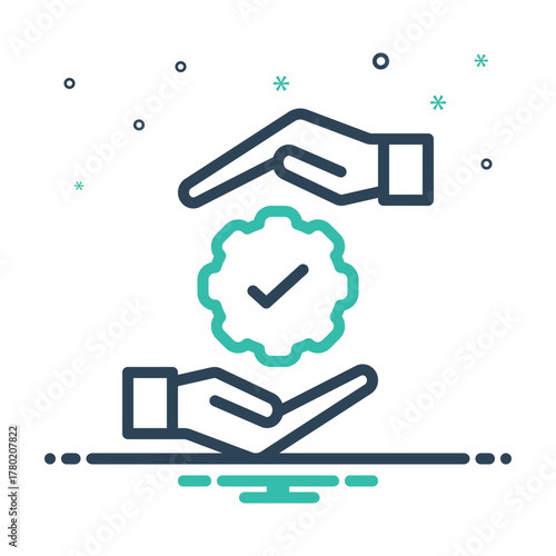 Mix icon for mutual support