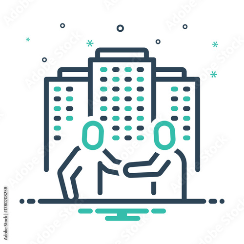 Mix icon for alliance building