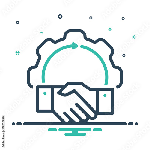 Mix icon for alliance development