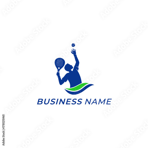 design logo creative padel sport