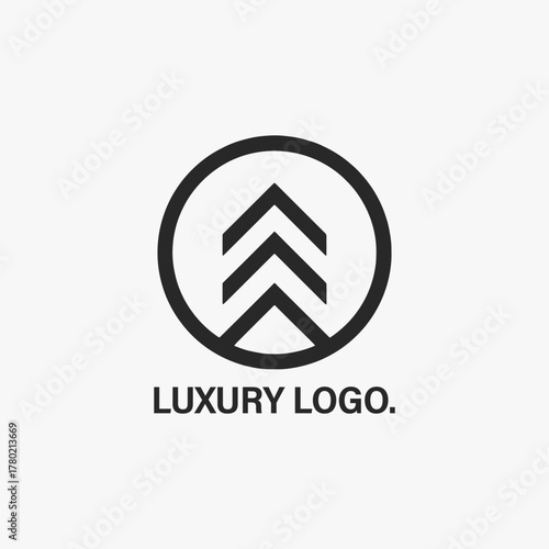 The logo is a Luxury embossed brand that focuses on simplicity, elegance, and ease of recognition.
