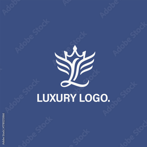 The logo is a Luxury embossed brand that focuses on simplicity, elegance, and ease of recognition.