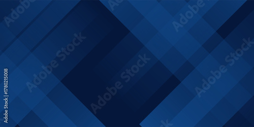 Modern black dark navy blue silver abstract pattern background. Geometric shape art