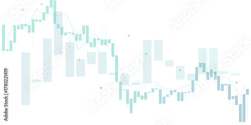 Cuadro en lienzo Financial Trading Graph and Business Growth Analytics
Investment trends, stock exchange performance, and market progress visualization