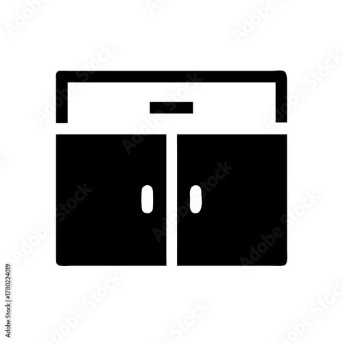 Modern cabinet with drawers for storage needs