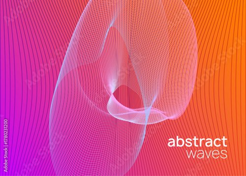 Discotheque Event. Dance Festival Graphic. Soundwave Beat Invitation. Concert Cover. Violet Techno Background. Party Design. Pink Dj Flyer. Blue Discotheque Event