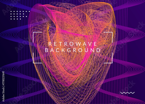 Music Set. Edm Banner. Pink Party Magazine. Sound Festival Graphic. Violet Dance Event. Nightclub Beat Illustration. Electro Invite. Green Music Set