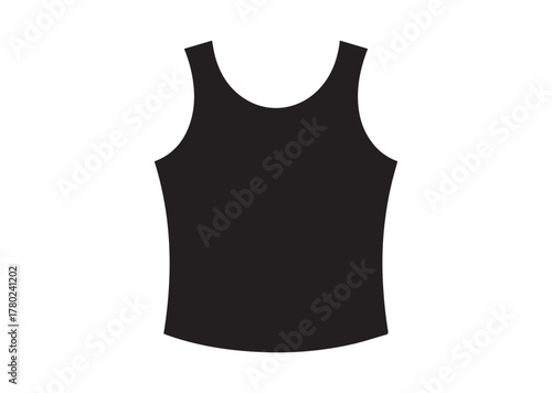 Tank shirt icon, Tank shirt solid vector