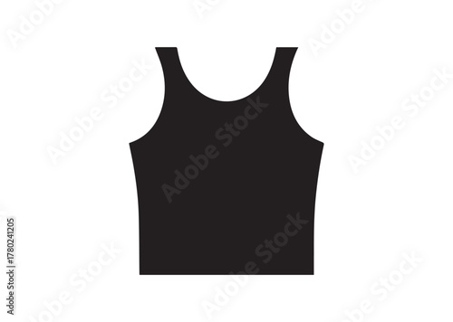 Tank shirt icon, Tank shirt solid vector