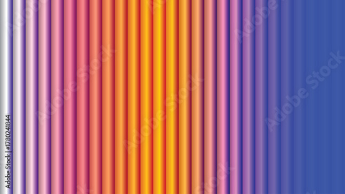 Gradient of gray, red, orange, purple, and blue colors