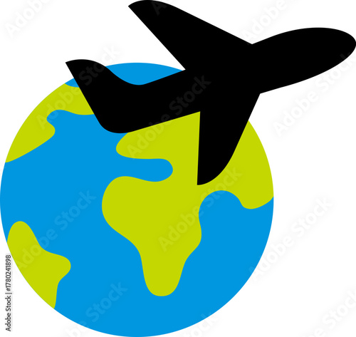 비행기 여행 아이콘