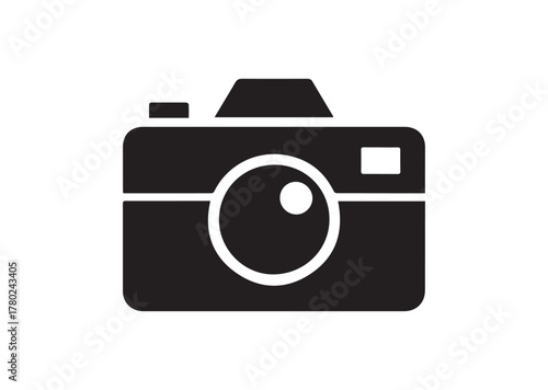 Camera icon, Camera solid vector
