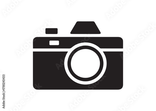 Camera icon, Camera solid vector