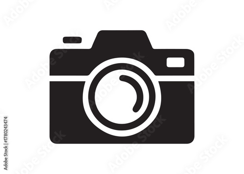 Camera icon, Camera solid vector
