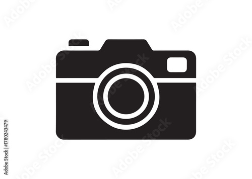 Camera icon, Camera solid vector