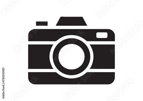Camera icon, Camera solid vector