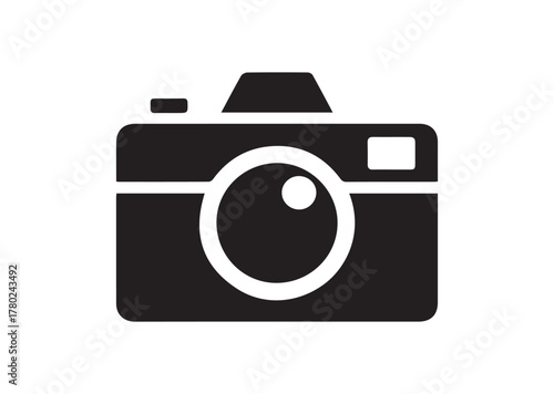 Camera icon, Camera solid vector