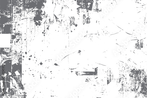 Wallpaper Mural Textured abstract grunge background with distressed gray and white elements and splattered paint marks Torontodigital.ca
