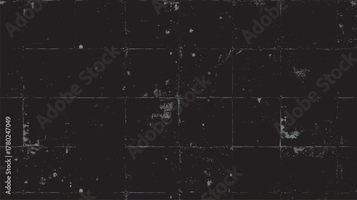 Dark Gray Textured Surface with Grid Pattern and Scattered White Specks vector