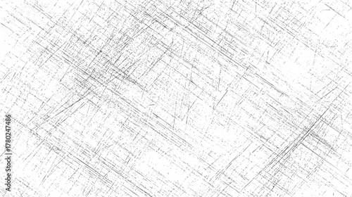 Abstract textured background with random grey lines and dots on white surface grunge scratch
