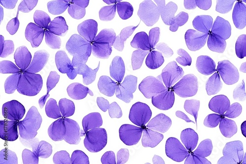 Beautiful Violet Petals Creating a Soft and Serene Floral Background for Design and Art