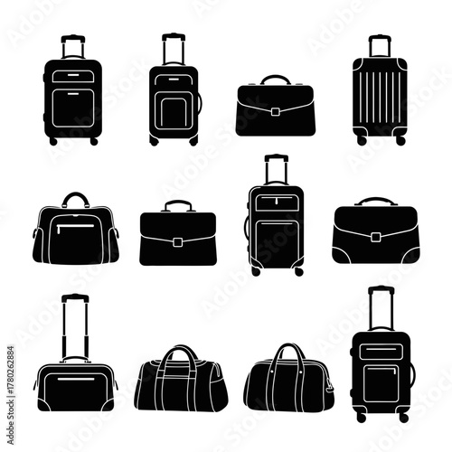 "Stylish Black Handbags Collection – Elegant Designer Purse Icons"