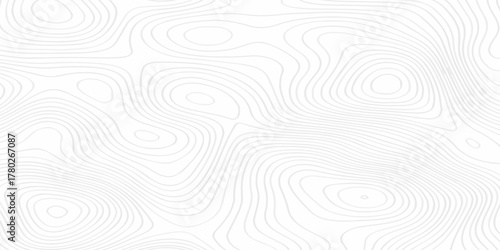 Abstract minimal pattern discovery vector topo map creative discovery. White wave grid stripe line map topography. vector geographic contour mounted map background.	