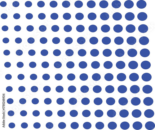 Geometric Blue Dot Pattern | Seamless Polka Dots Background | Minimal Abstract Pattern Design