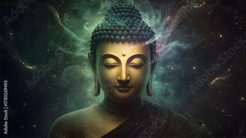lord buddha divine portrait