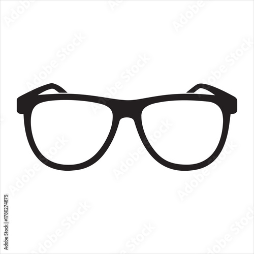 sunglass silhouette vector illustration