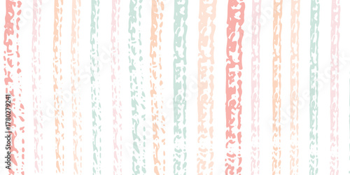 Hand drawn striped pattern, pink girly stripe seamless background, for wrapping, wallpaper, textile. paint ink brush strokes. vector grunge stripes, cute baby paintbrush line backdrop