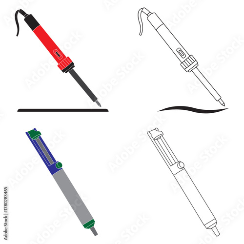 electric soldering iron design