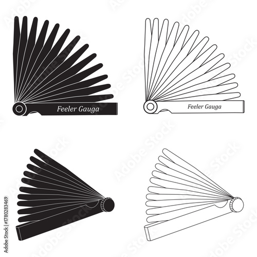 Feeler Gauge icon design