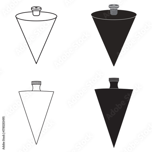 pendulum measuring instrument icon design