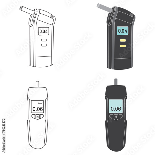 alcohol test kiticon design
