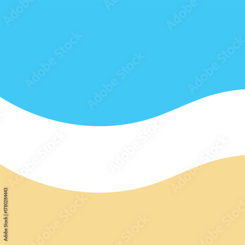 sea ​​water and sand vector background element design template