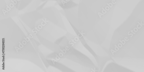 Creased white cardboard canvas old paper crumple texture wrinkle parchment empty letter space texture.	