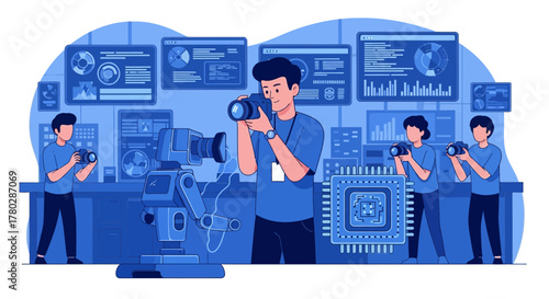 The Future of Photography: Human and Robot Collaboration in a Digital Environment