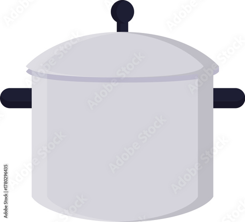 Gray Pot Cooking Utensil Icon