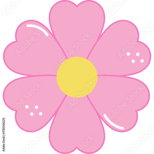 Cute Flower Illustration