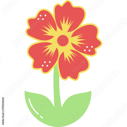 Cute Flower Illustration