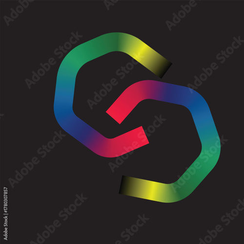 Interlocking Gradient Hexagonal Shapes: Abstract Connection and Technology