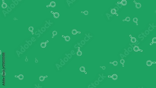 magnifying glass pattern motion graphic video